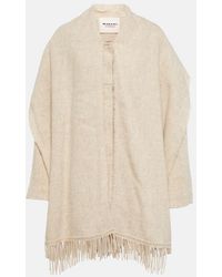 Isabel Marant - Scarf-Detail Wool-Blend Coat - Lyst