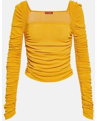 Altuzarra - Asgard Ruched Jersey Top - Lyst