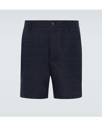 Missoni - Zig Zag Cotton And Linen Bermuda Shorts - Lyst