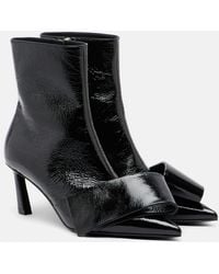 Givenchy - Ankle Boots Twisted Ribbon Aus Leder - Lyst