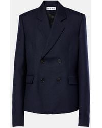 Loewe - Blazer Aus Wolle - Lyst