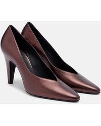 Alaïa - Metallic Leather Pumps - Lyst