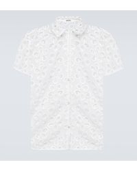 Bode - Primrose Floral Lace Shirt - Lyst