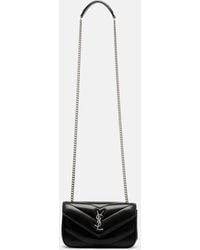 Saint Laurent - Lou Lou Mini Leather Crossbody Bag - Lyst