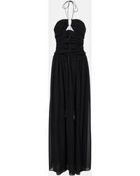 Tom Ford - Robe Longue En Soie A Decoupes - Lyst