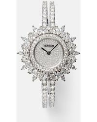 YEPREM - Y-Momento 18Kt Watch With Diamonds - Lyst