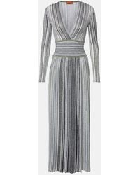Missoni - Striped Lame Maxi Dress - Lyst