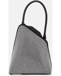 The Attico - Sunset Mini Crystal-Embellished Tote Bag - Lyst