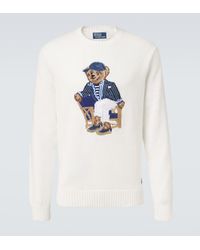 Polo Ralph Lauren - Polo Bear Cotton Sweater - Lyst