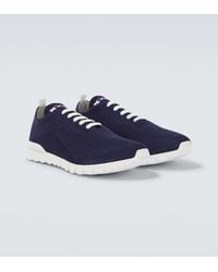 Kiton - Fits Cotton Sneakers - Lyst