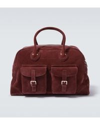 Brunello Cucinelli - Suede Duffel Bag - Lyst