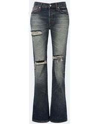 Acne Studios - Re-Edition Distressed Faded Bootcut Jeans - Lyst
