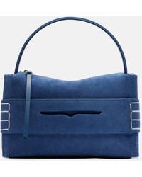 JW Anderson - Loafer Small Suede Shoulder Bag - Lyst