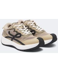 Loewe - Pogo Mesh-Trimmed Sneakers - Lyst