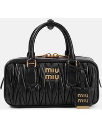 Miu Miu - Arcadie Matelassé Nappa Leather Bag - Lyst