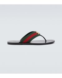 Sandales, claquettes et tongs Gucci homme | Lyst