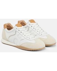 Hogan - Olympia-z Leather Sneakers - Lyst