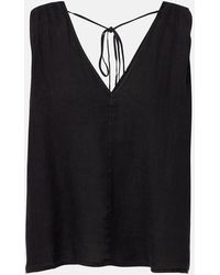 Velvet - Renna Linen Top - Lyst