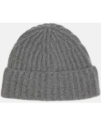 Ann Demeulemeester - Ribbed-knit Cashmere Beanie - Lyst