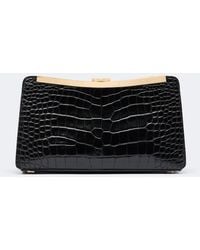 Jonathan Simkhai - Solange Croc-Effect Leather Clutch - Lyst