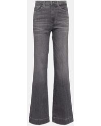 7 For All Mankind - Jeans Flared Modern Dojo De Tiro Alto - Lyst