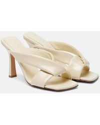 Bottega Veneta - Riva 90 Leather Thong Sandals - Lyst