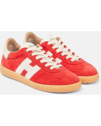 Hogan - Cool Leather And Suede Sneakers - Lyst