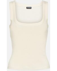 Jacquemus - Le Debardeur Gros Grain Cotton Tank Top - Lyst