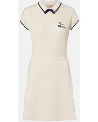 Valentino - Chez Cotton-Blend Minidress - Lyst