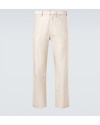 Tom Ford - Cotton Satin Straight Pants - Lyst