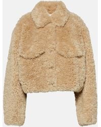 Isabel Marant - Cropped Faux Shearling Jacket - Lyst