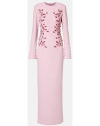Rebecca Vallance - Lulee Embellished Floral Gown - Lyst
