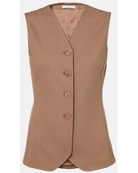 Max Mara - Weste Fornovo Aus Jersey - Lyst