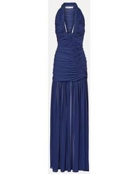 Christopher Esber - Orion Ruched Halterneck Gown - Lyst