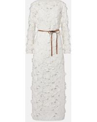 Zimmermann - Patience Floral Cotton Maxi Dress - Lyst