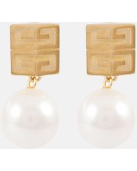 Givenchy - 4g Embellished Brass Earrings - Lyst