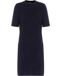 Loro Piana Minikleid aus Kaschmir und Seide - Blau