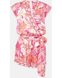 Poupette - Combi-Short Anaik A Fleurs - Lyst