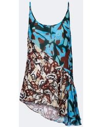 Dries Van Noten - Printed Asymmetric Top - Lyst