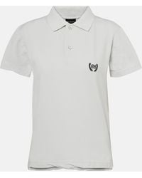 Balenciaga - Laurel Cotton Pique Polo Shirt - Lyst