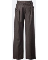 Loulou de Saison - Sbiru Lds Pleated Virgin Wool Pants - Lyst