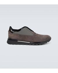 Berluti - Fast Track Suede Sneakers - Lyst