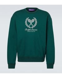 Ralph Lauren - Logo Cotton And Cashmere Sweatshirt - Lyst