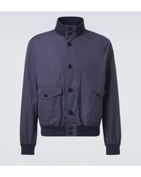 dunhill - Cotton-Blend Twill Bomber Jacket - Lyst