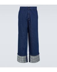 JW Anderson - Turn Up Wide-leg Jeans - Lyst