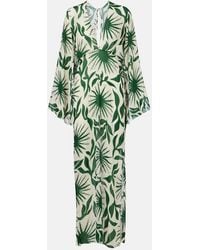 Cala De La Cruz - Odele Printed Maxi Dress - Lyst