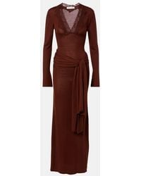 AYA MUSE - Lace-Trimmed Maxi Dress - Lyst
