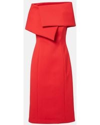 Oscar de la Renta - Abito Midi - Lyst