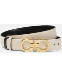 Ferragamo - Wendbarer Guertel Gancini Aus Leder - Lyst