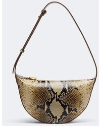 JOSEPH - Bean Snake-Effect Leather Shoulder Bag - Lyst
